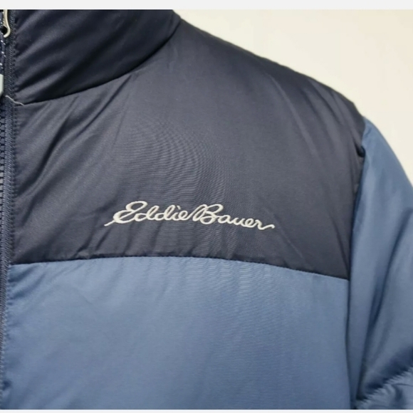 Eddie Bauer Classic 2.0 Down Jacket 650 Fill Water Repellent Blue XL NWT - Picture 2 of 3